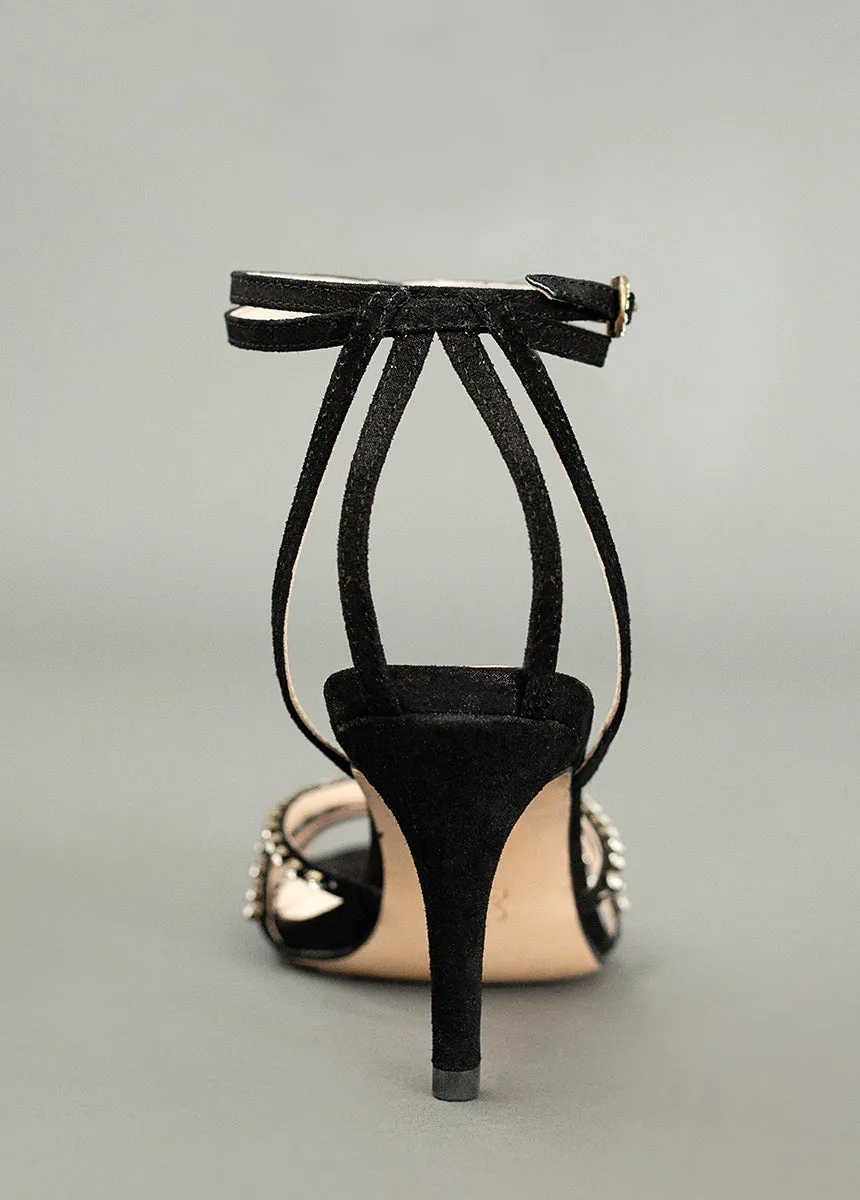 Mahina Leather Heel in Black