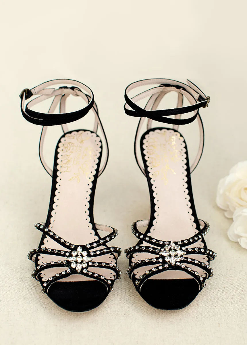 Mahina Leather Heel in Black