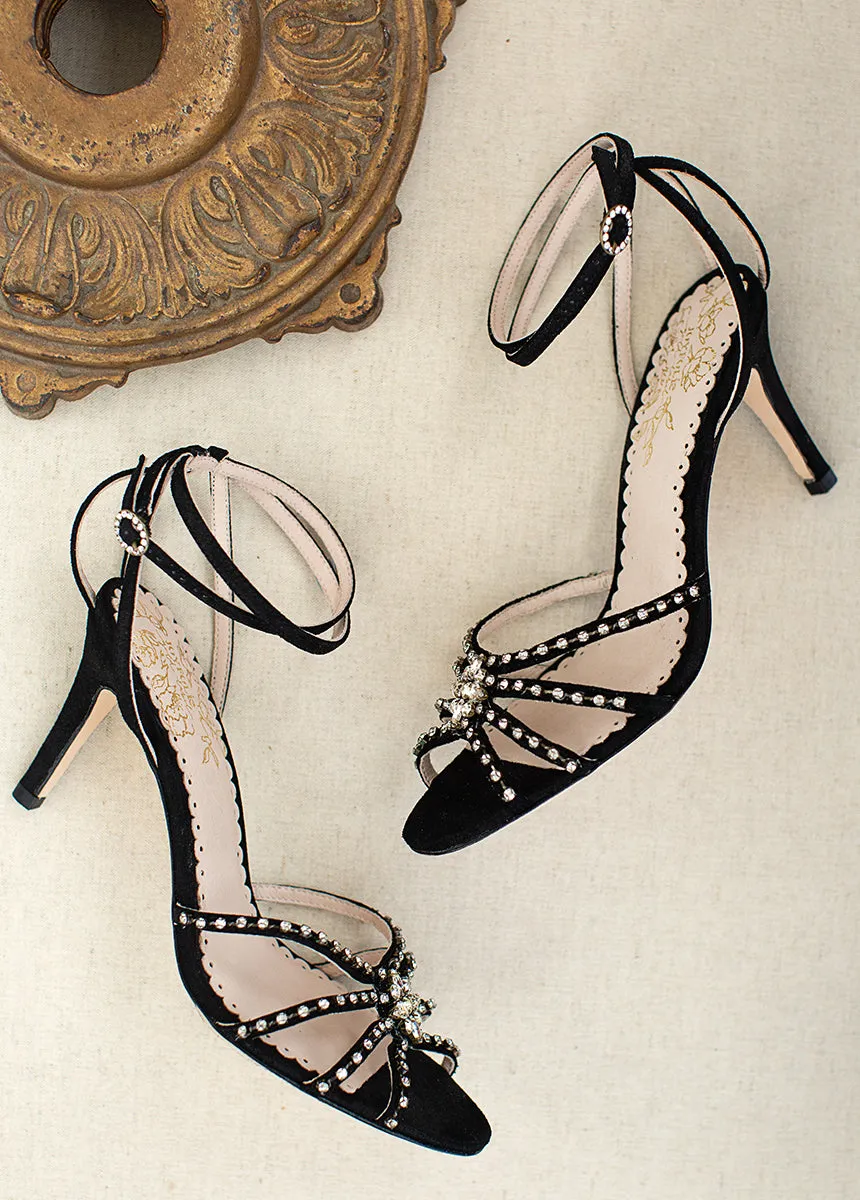Mahina Leather Heel in Black