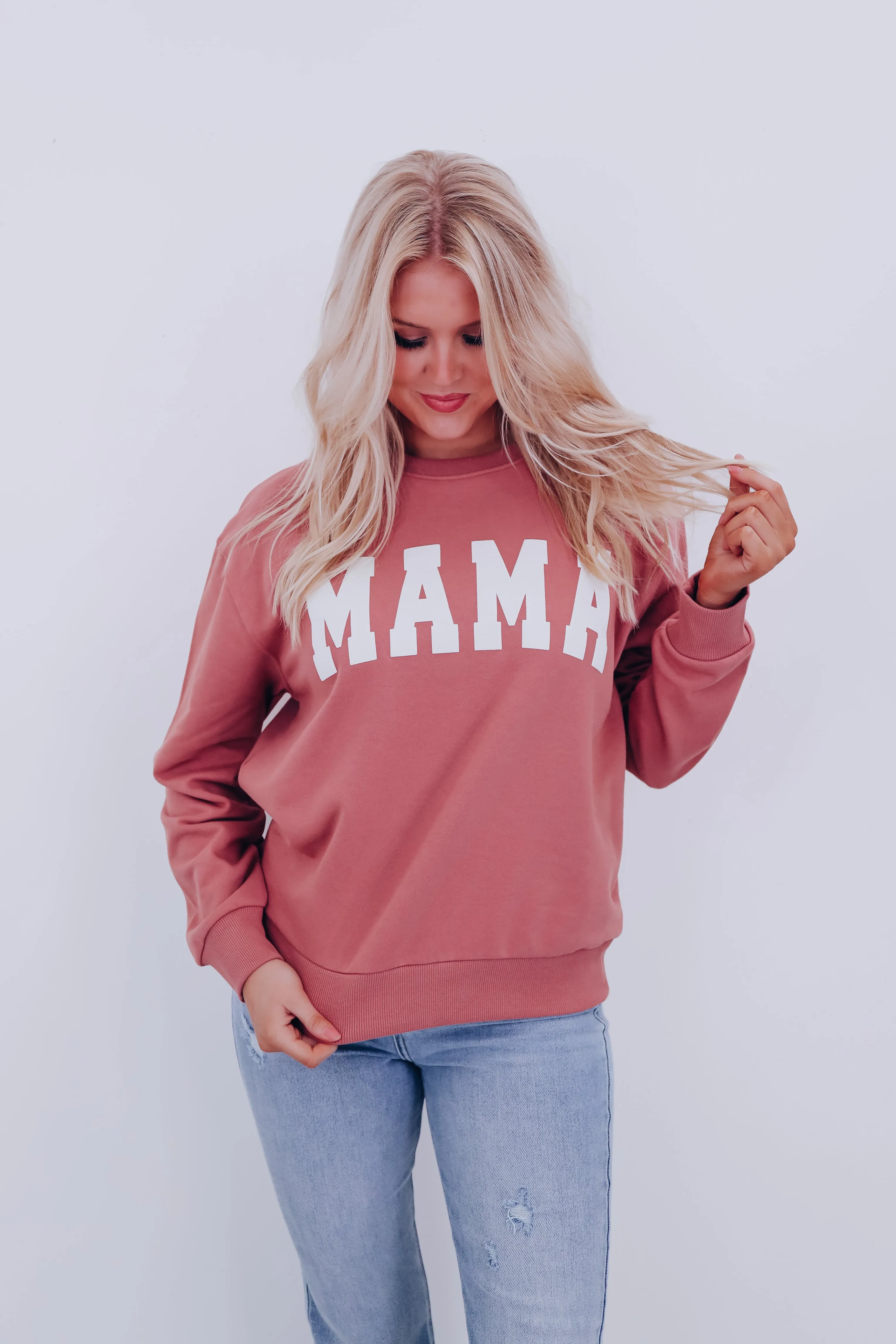 MAMA Graphic Sweatshirt - Mauve