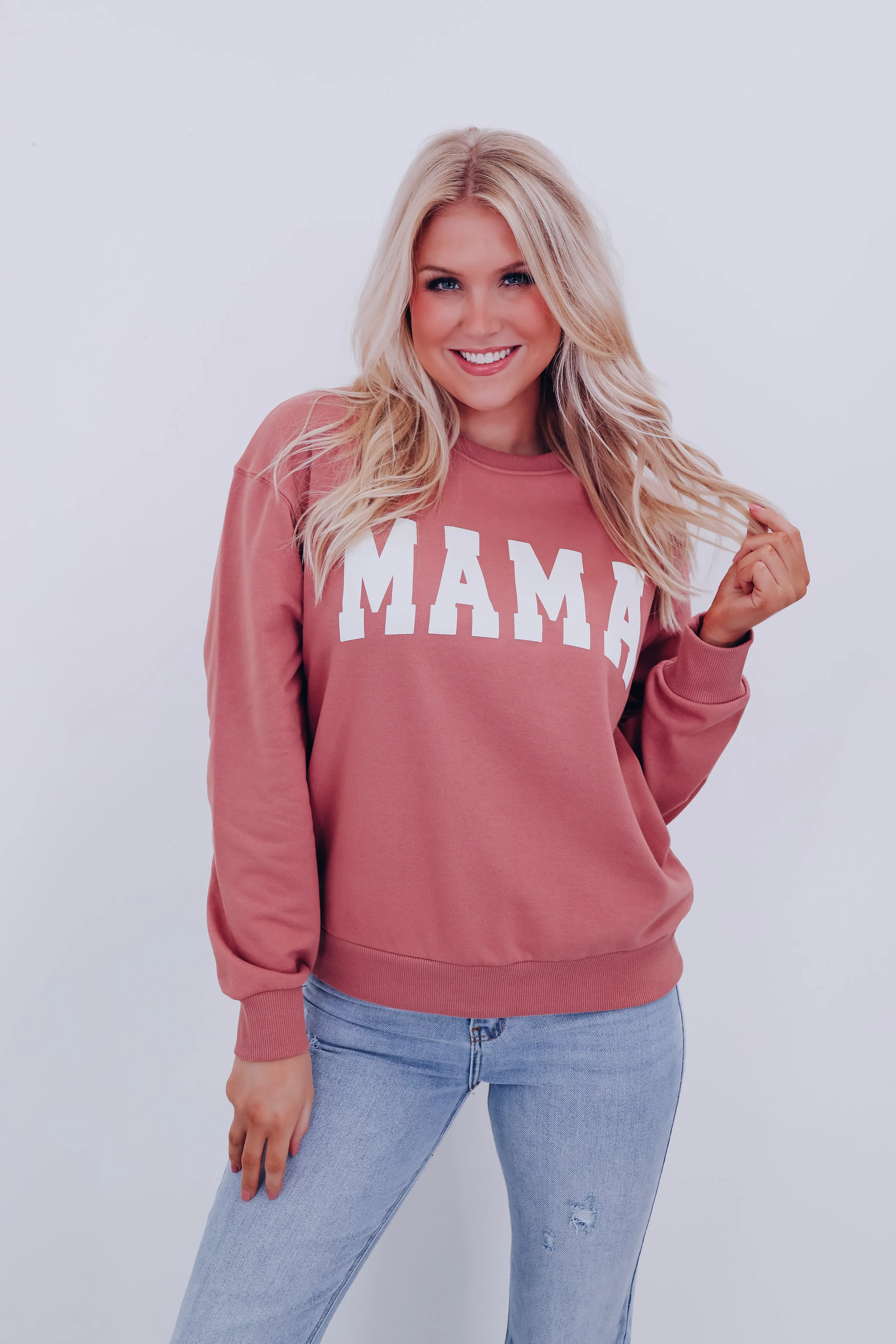 MAMA Graphic Sweatshirt - Mauve