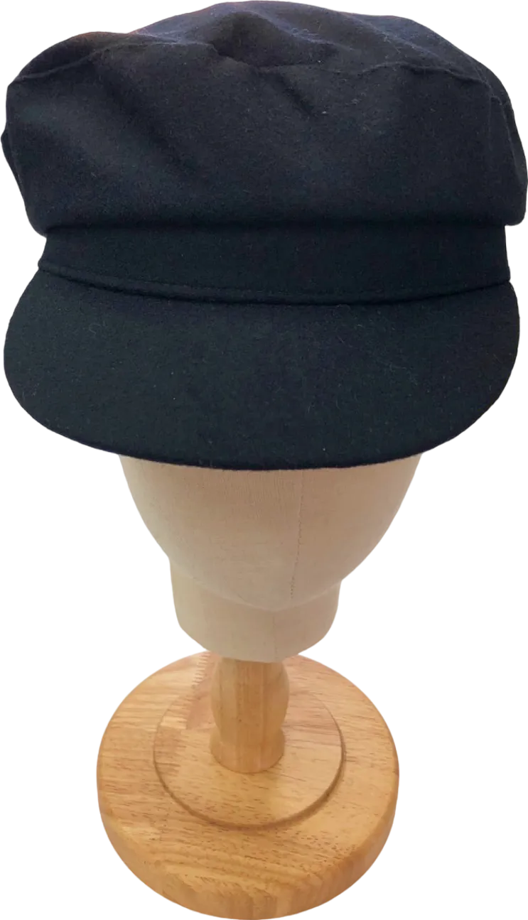 Mango Black Wool Cap UK S