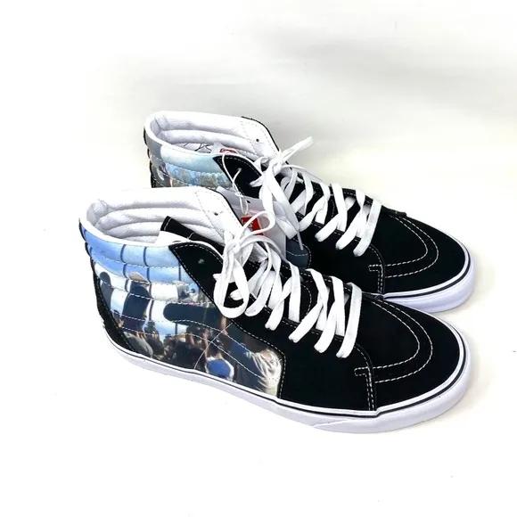 💖MEGA SALE💖VANS SK8-HI MOCA Frances Black Women   Suede Canvas  VN0A5KRHA55