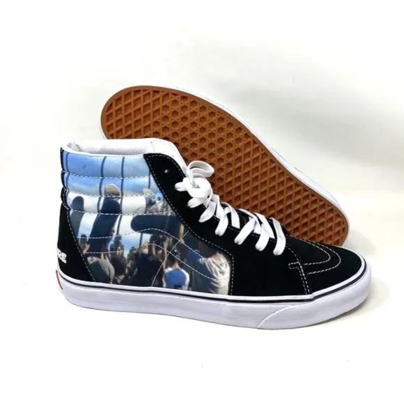 💖MEGA SALE💖VANS SK8-HI MOCA Frances Black Women   Suede Canvas  VN0A5KRHA55