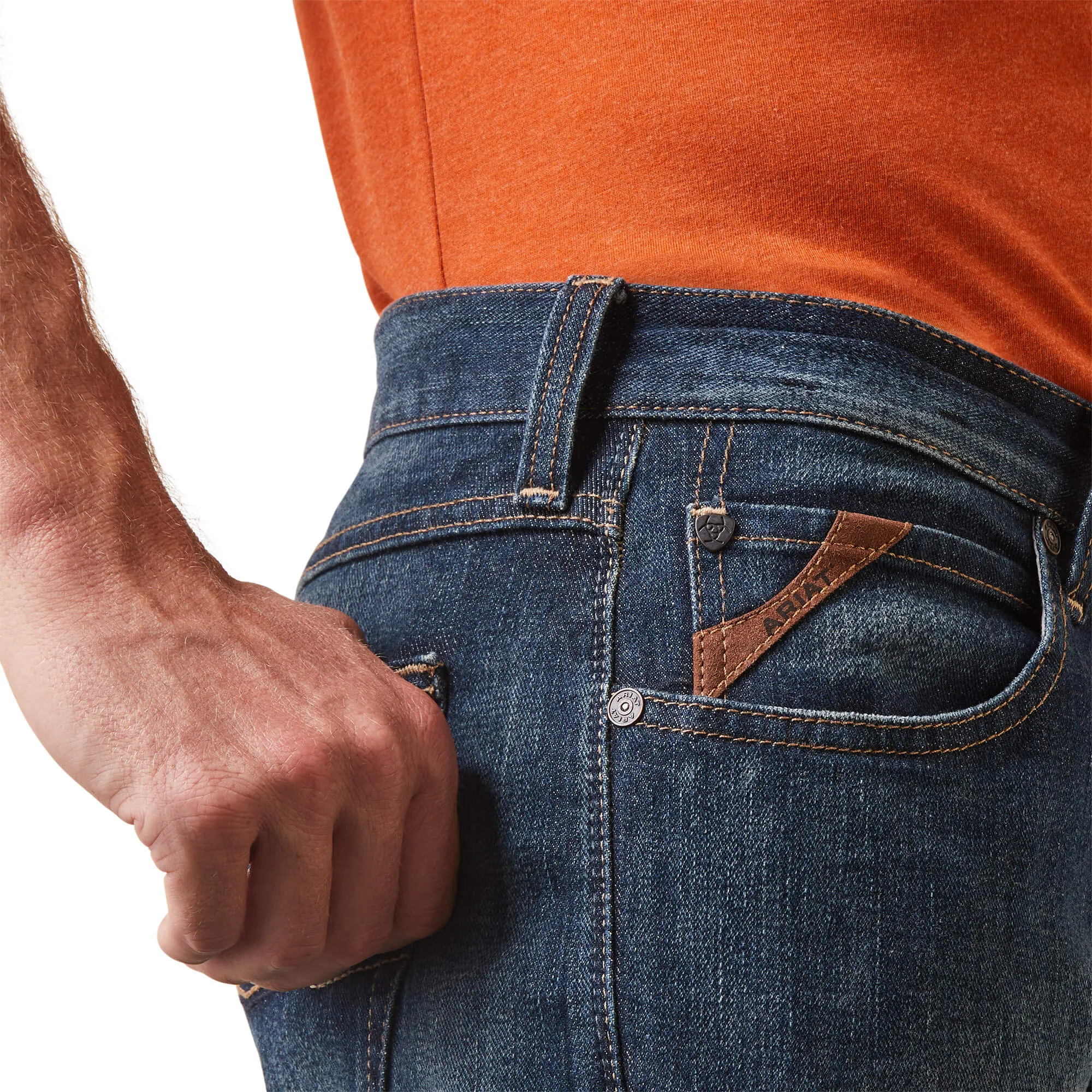 MEN'S 10026041 M7 Rocker Stretch Legacy Stackable Straight Leg Jean
