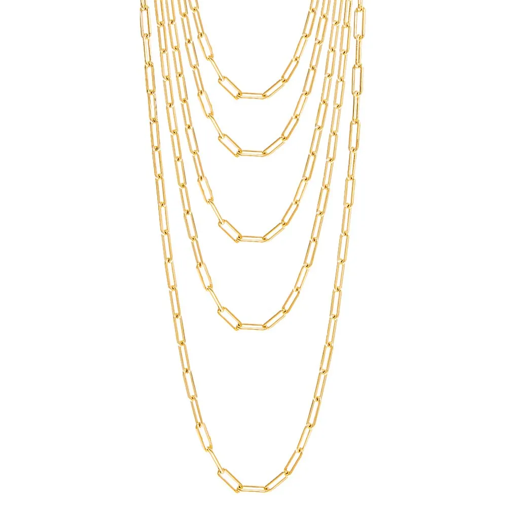 Men's Large Paperclip Link Necklace