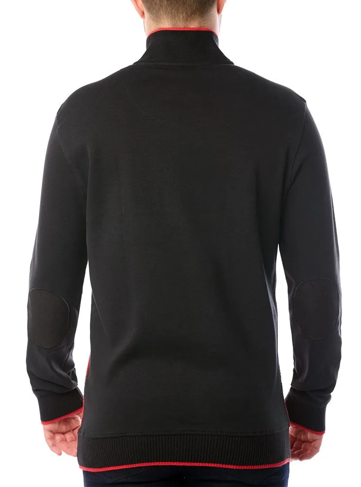Men's mock zip sweater