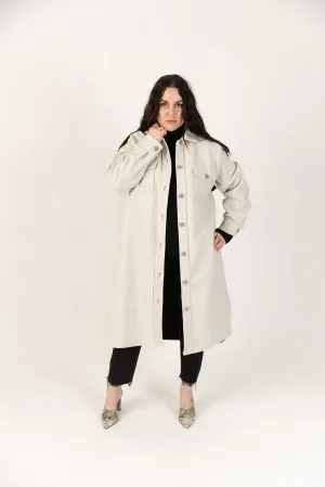 Milana Color Block Midi Coat
