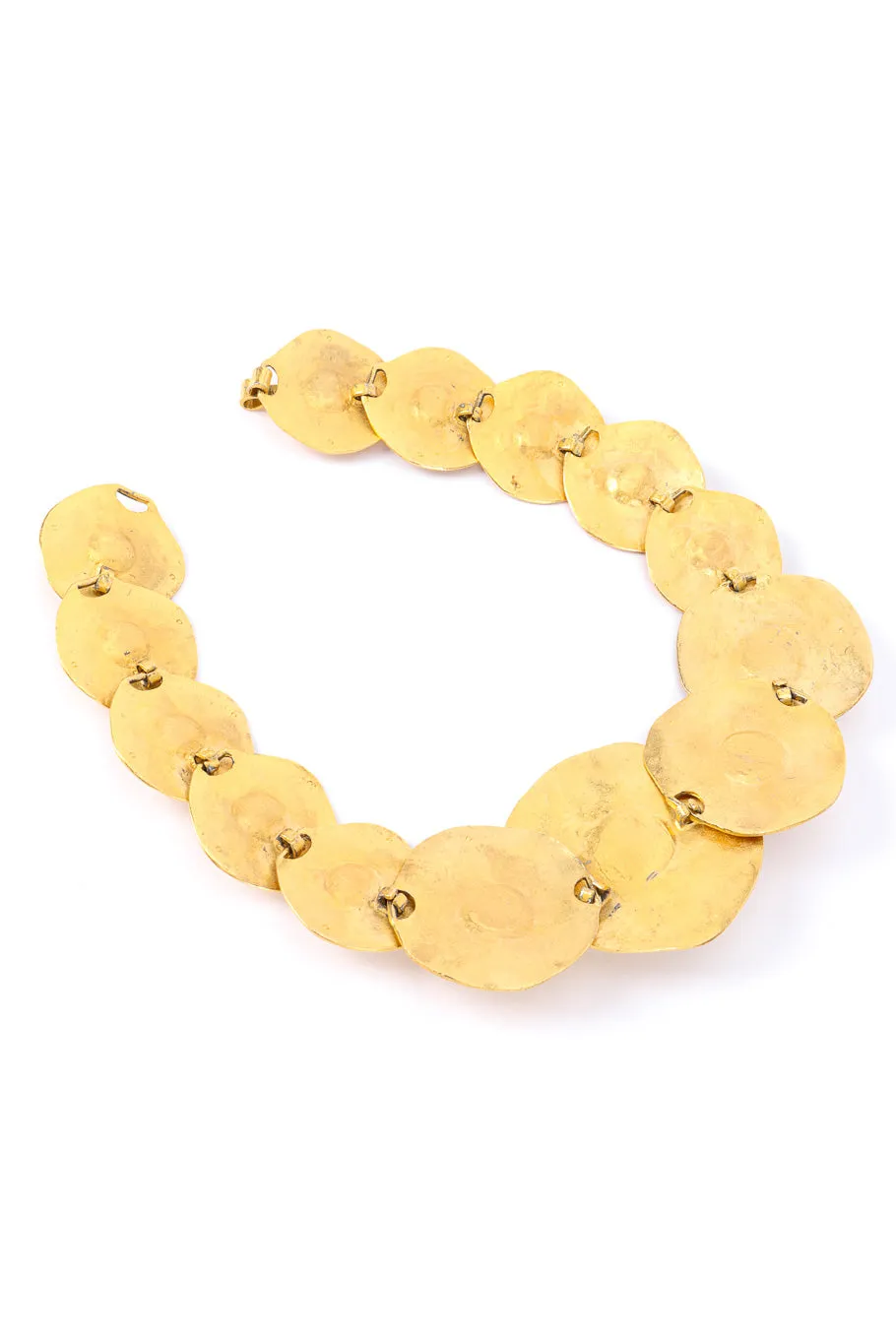 Modernist Disc Collar Necklace