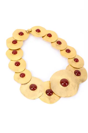 Modernist Disc Collar Necklace