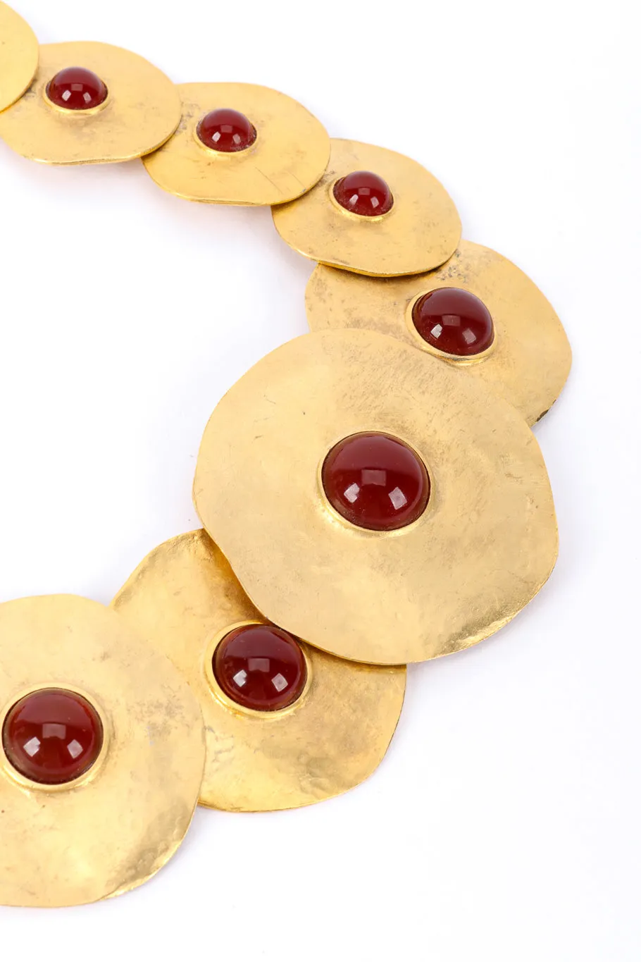 Modernist Disc Collar Necklace
