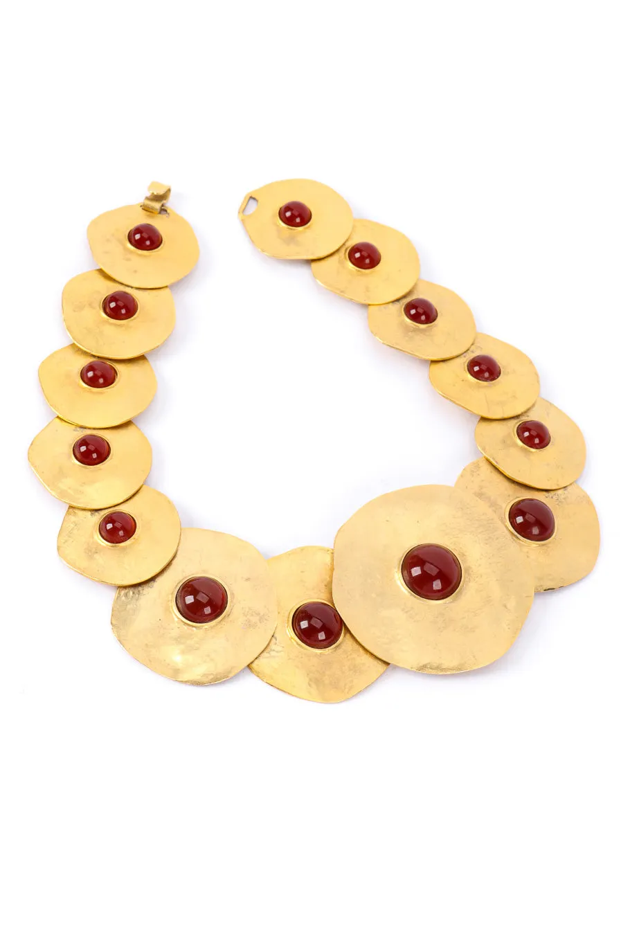 Modernist Disc Collar Necklace