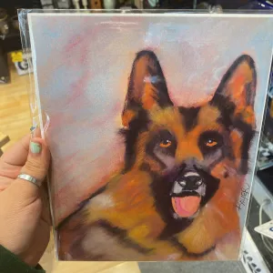 MR-54L German Shepard LARGE Print 8x10