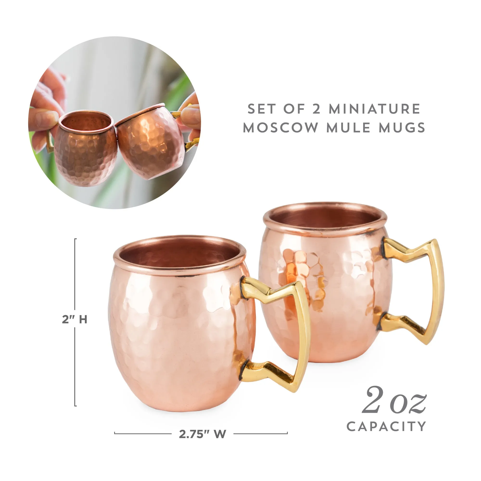 MULE 2 OZ SHOT MUGS