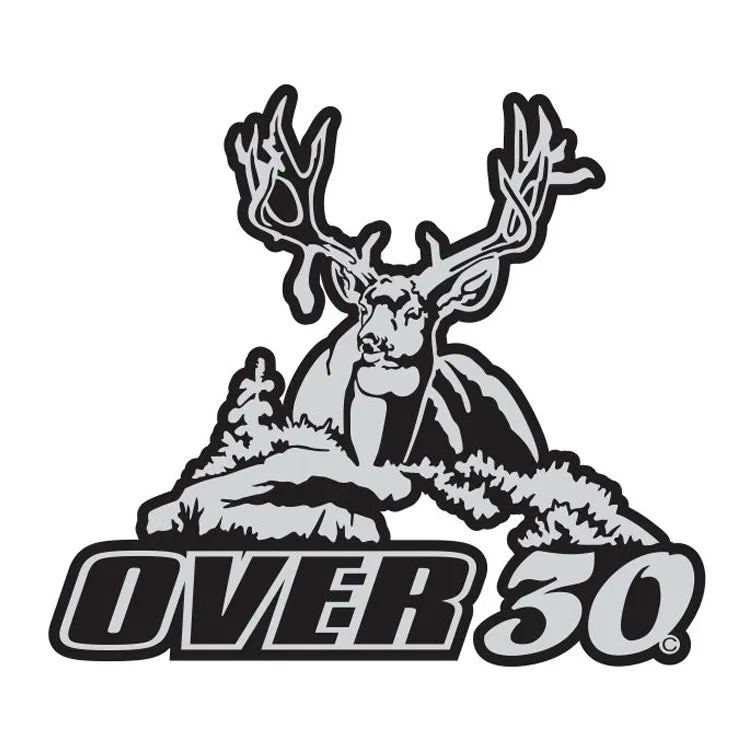 MULE DEER DECAL Titled "Over 30" By Upstream Images