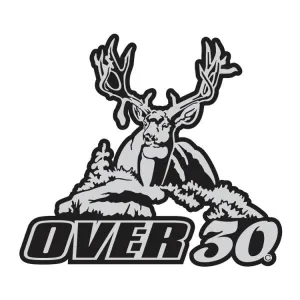 MULE DEER DECAL Titled "Over 30" By Upstream Images