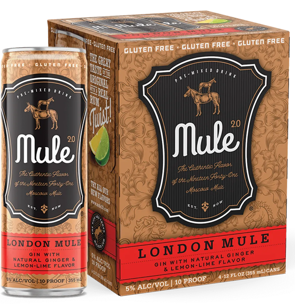 Mule Mule 2.0 London Mule (4 Pack) 12 Fl 10 Proof 355ml