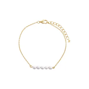 Multi Pearl Bar Bracelet
