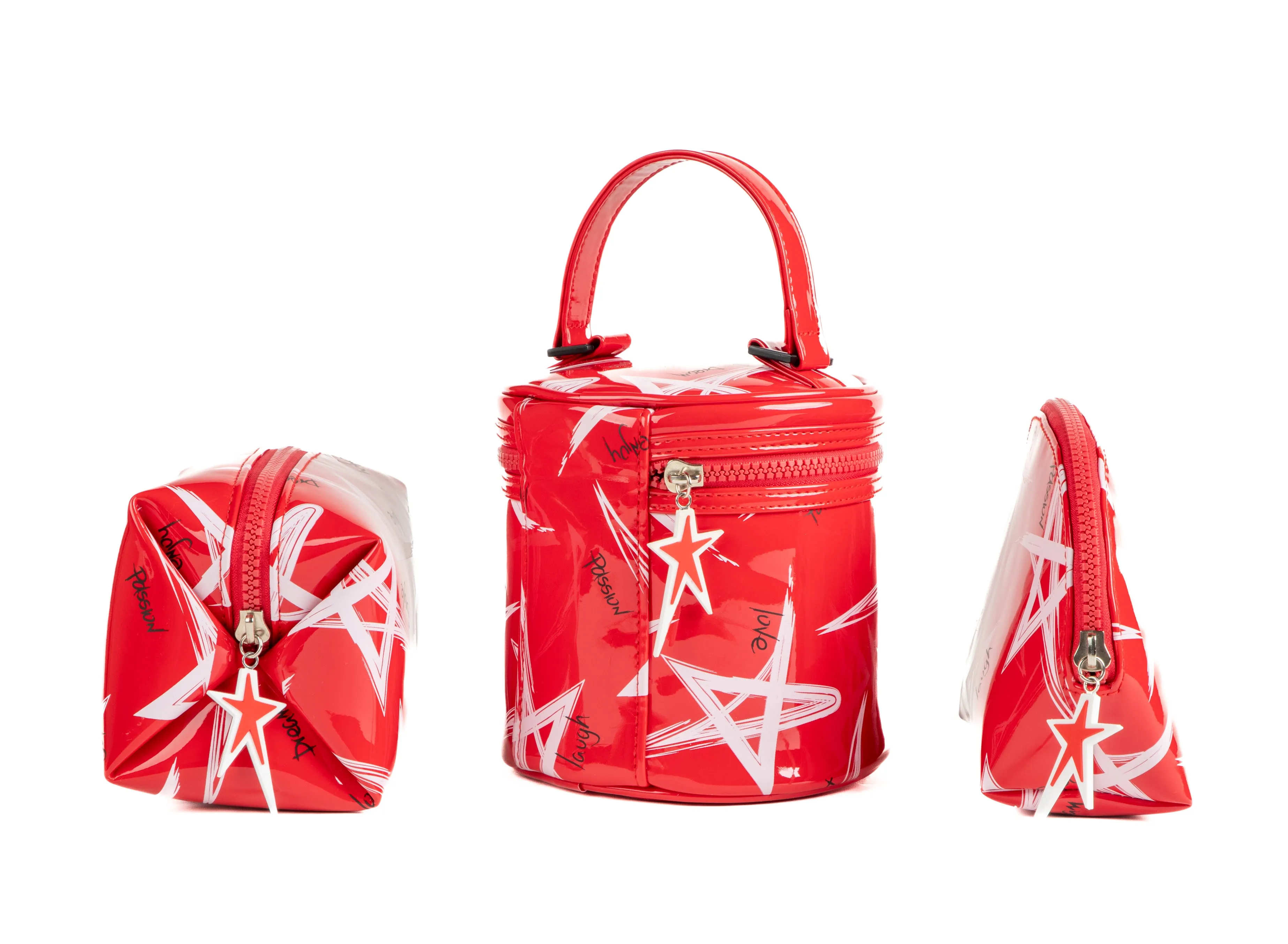 Neceser Multiuso | Rojo Estrellas Blancas