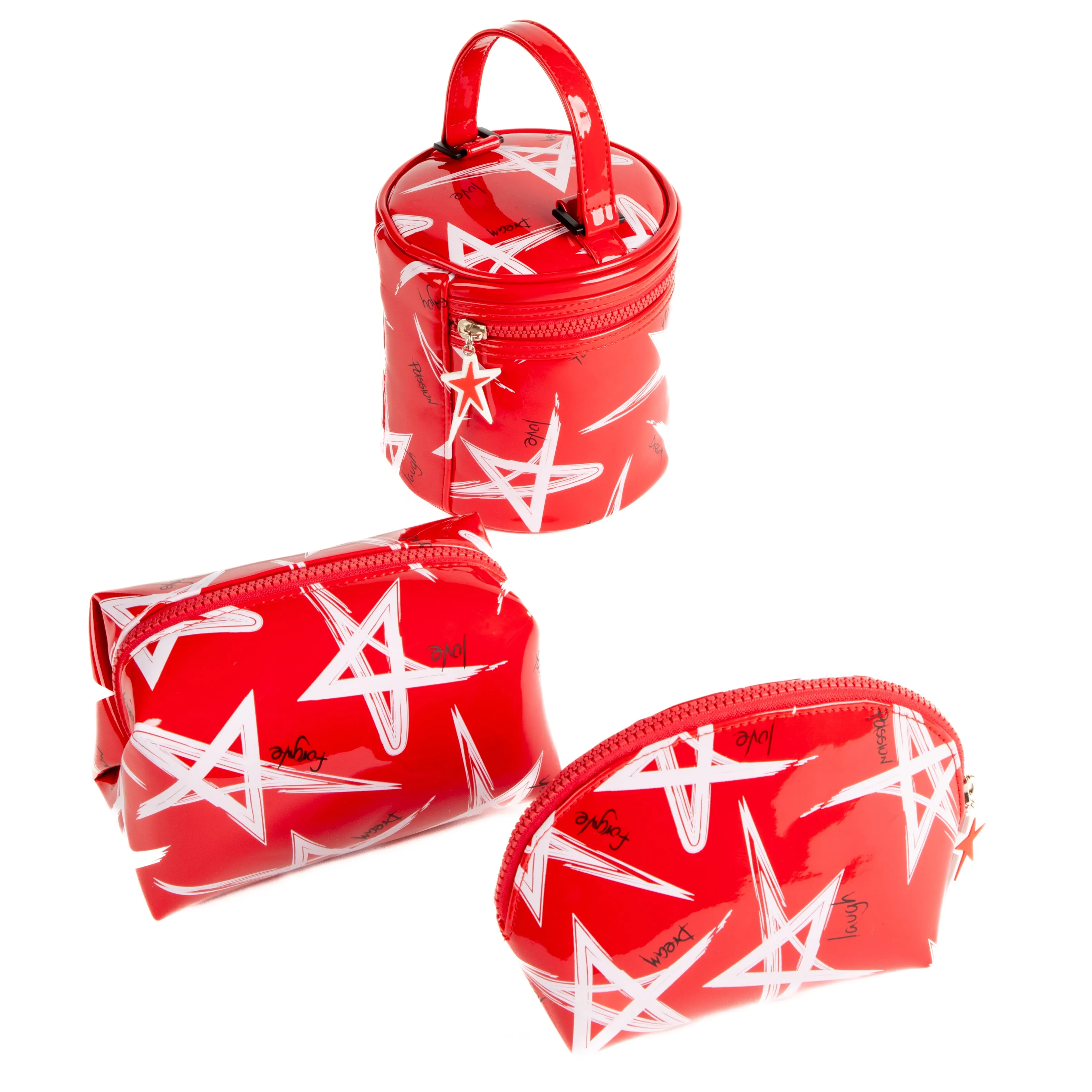 Neceser Multiuso | Rojo Estrellas Blancas
