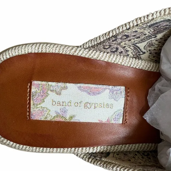 NEW Band of Gypsies Parker Block Heel Mule NWT