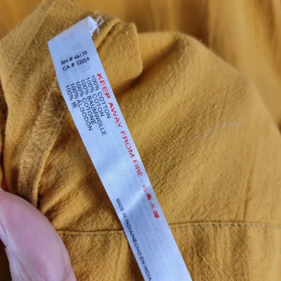 New Urban Outfitters Out From Under Lyra Cargo Pullover Cotton Slub Shacket