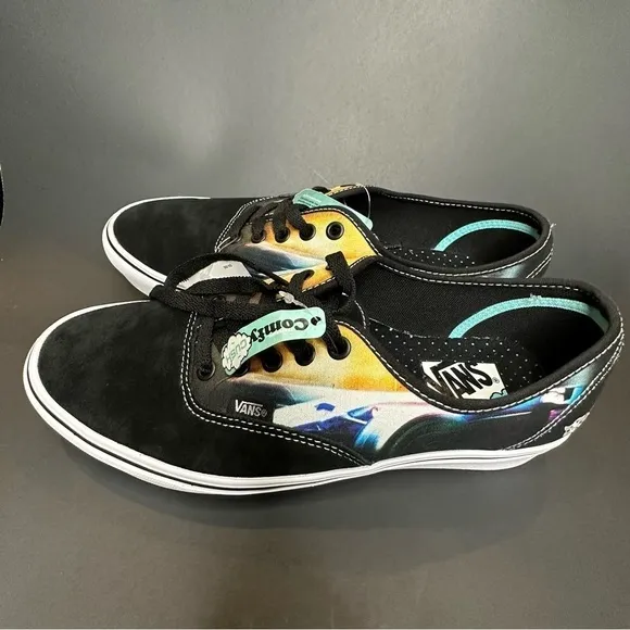 New Van’s Authentic Formula 66 Sneakers Athletic Black Suede Men’s Size 9.5 NWT