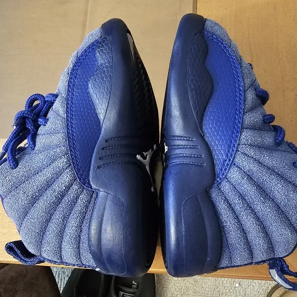 Nike Air Jordan 12 Retro Basketball Sneakers, Navy, Size 6c Infant/Toddler, NEW!