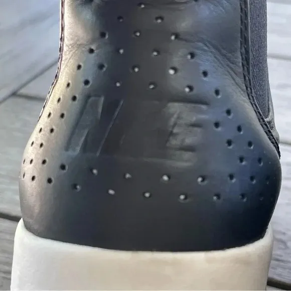 Nike Air Max Thea Black Leather Mid Shoe Sneakers Womens Size 8