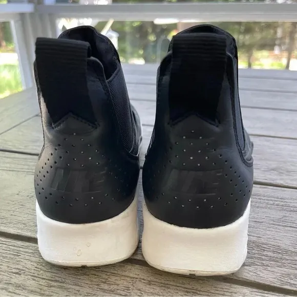 Nike Air Max Thea Black Leather Mid Shoe Sneakers Womens Size 8