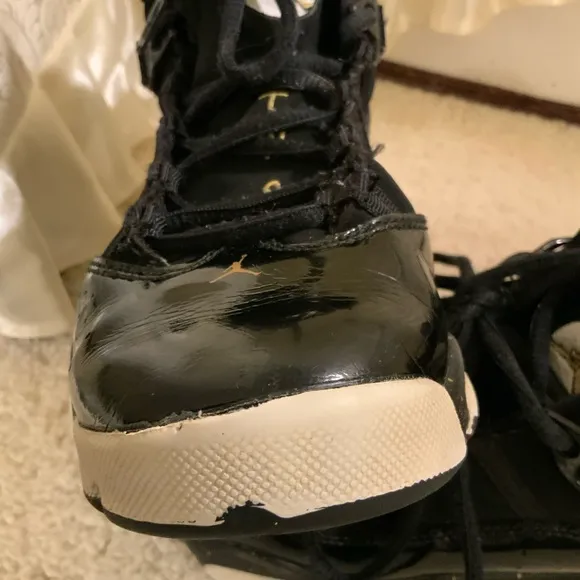 Nike air TWO3 YOUTHS HITOP PATENT &amp; SUEDE SNEAKERS