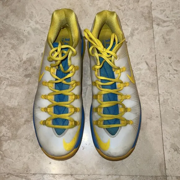 Nike KD 5 Elite Playoffs Warriors Home 585386-100 Men's Size 10 EUC !!