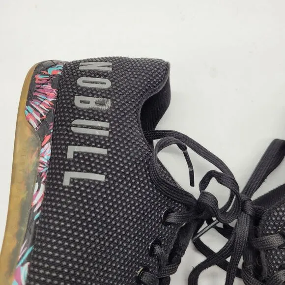 NoBull Outwork Sneakers Womens 9 Mens 7.5 Midnight Palm Trainer Shoes