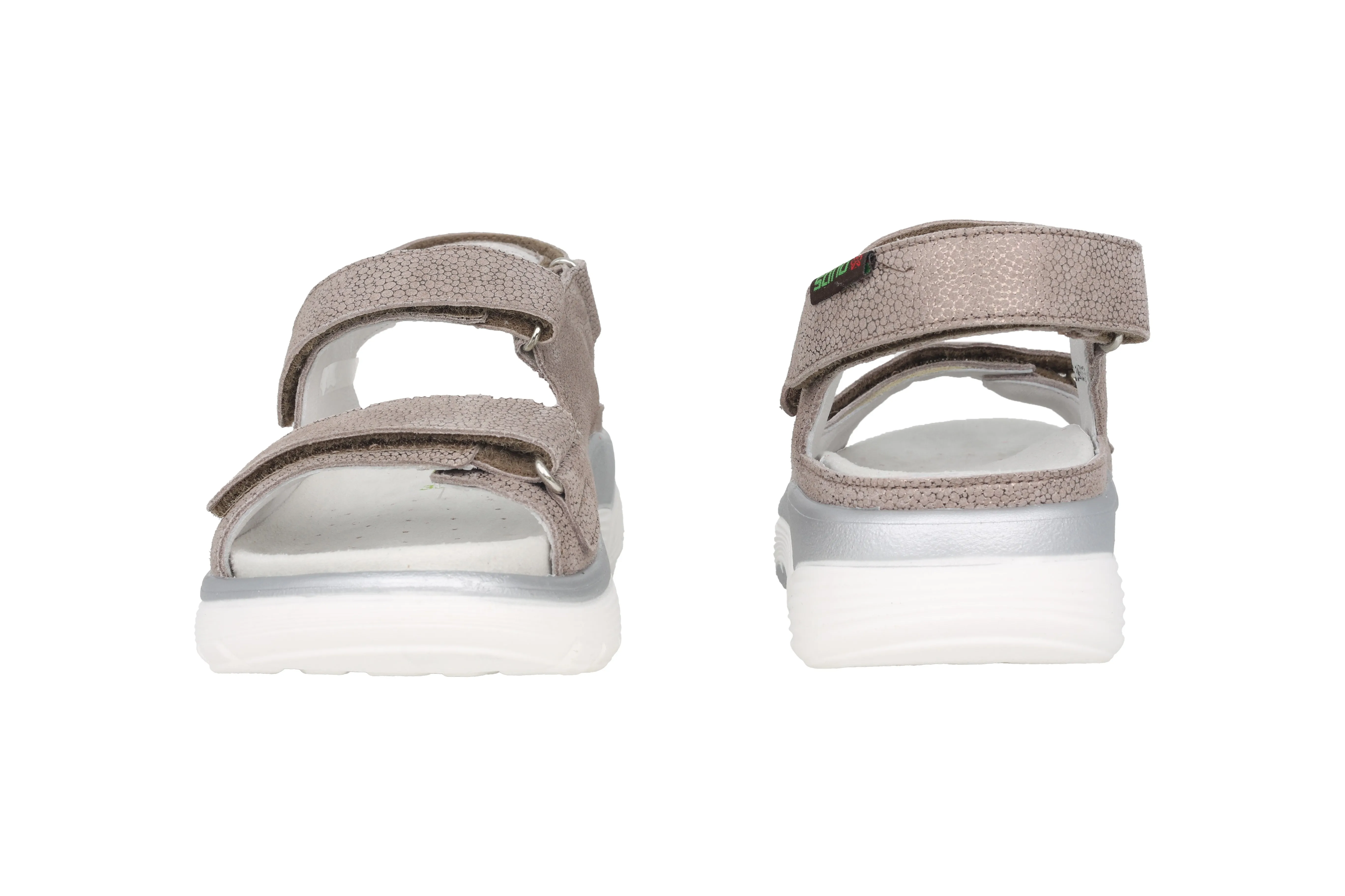 'Norine' women's wide fit (H) rolling sandal - taupe