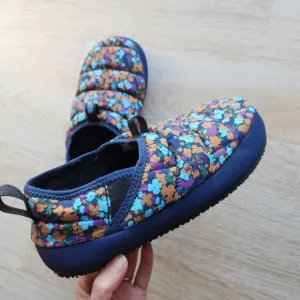 NWoB The North Face Floral Thermoball Eco Traction Tent Mule II Blue Kid's US7