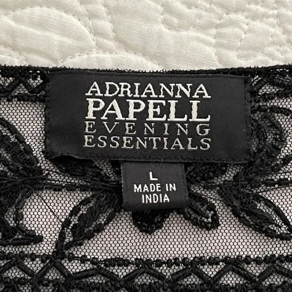 NWT Adrianna Papell Beaded Jacket - Size Large