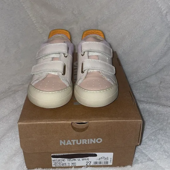NWT NATURINO TRAJAN VL Leather and Suede Sneakers