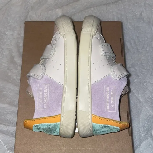 NWT NATURINO TRAJAN VL Leather and Suede Sneakers