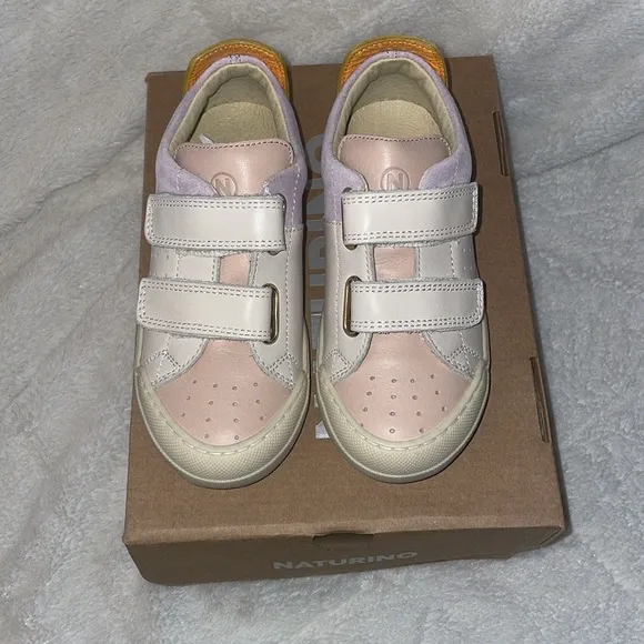 NWT NATURINO TRAJAN VL Leather and Suede Sneakers