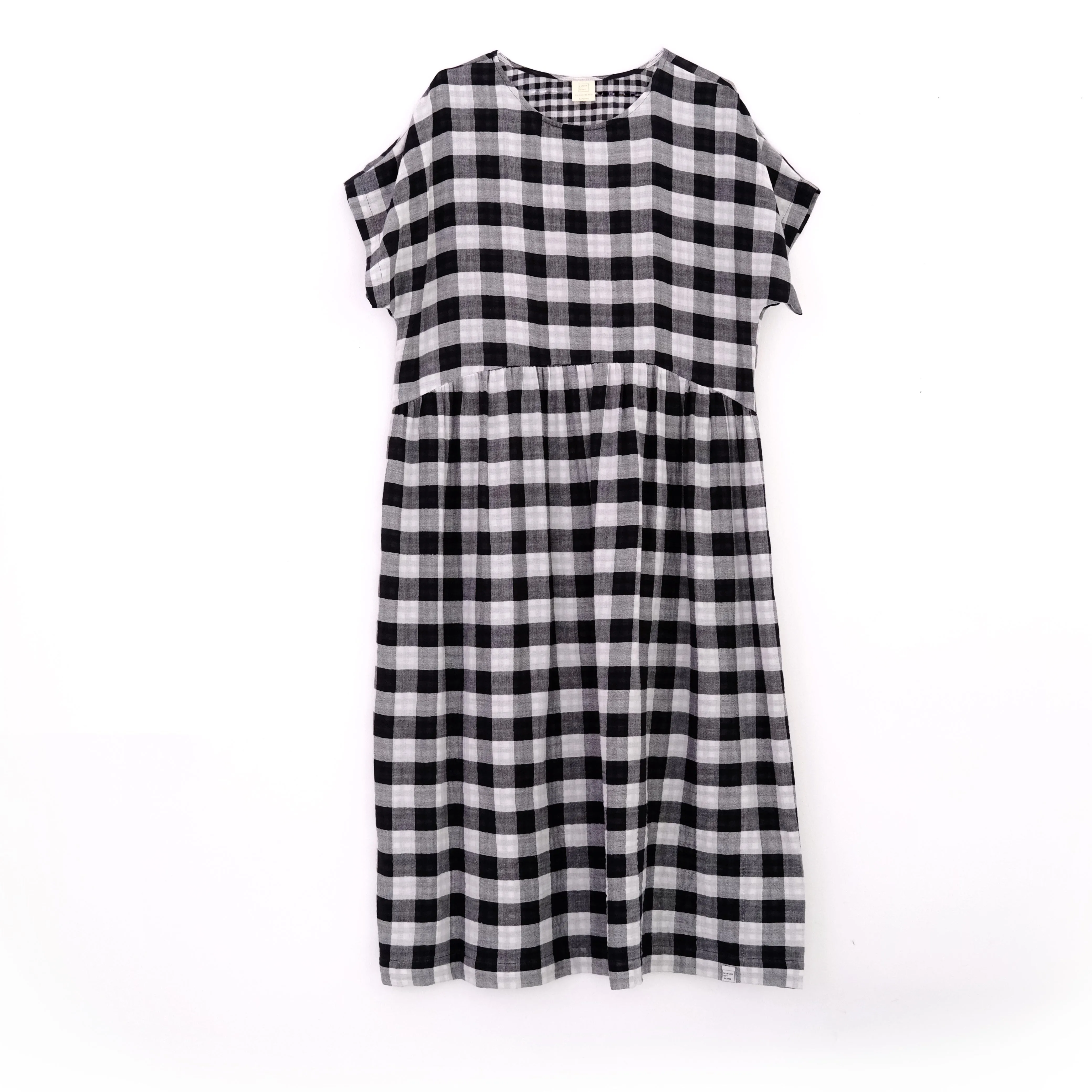 Oversize Kleid "Musselin Karo"