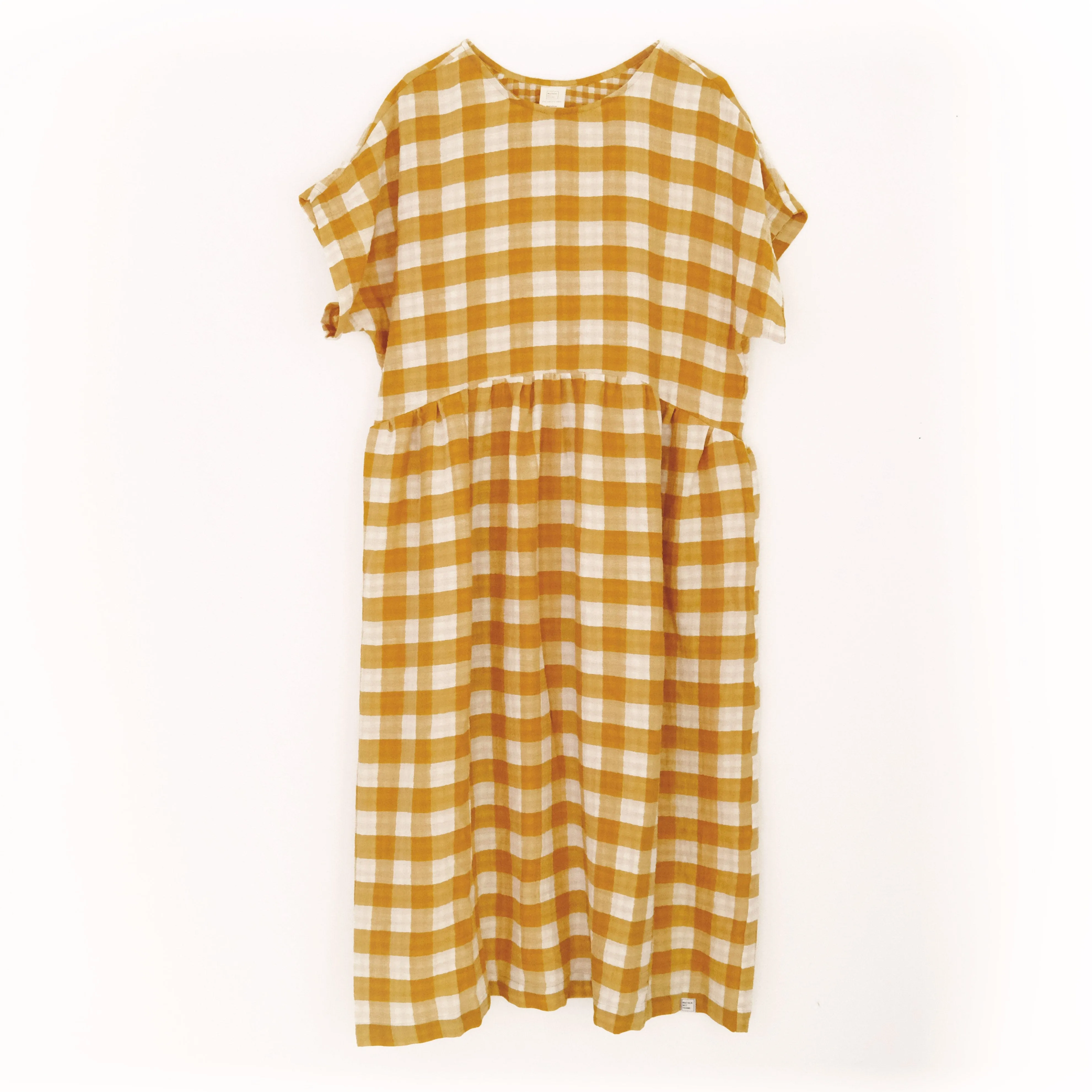 Oversize Kleid "Musselin Karo"