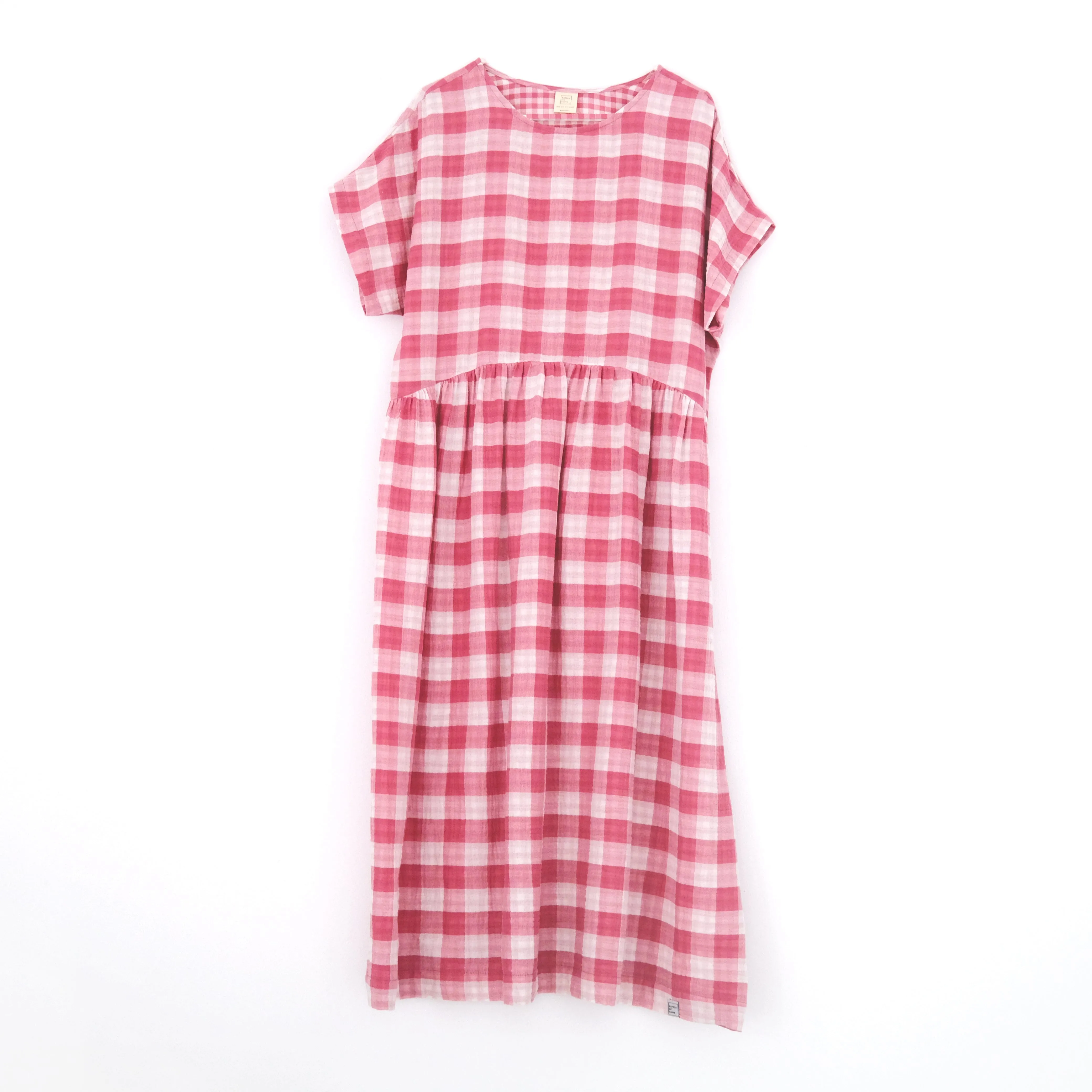 Oversize Kleid "Musselin Karo"