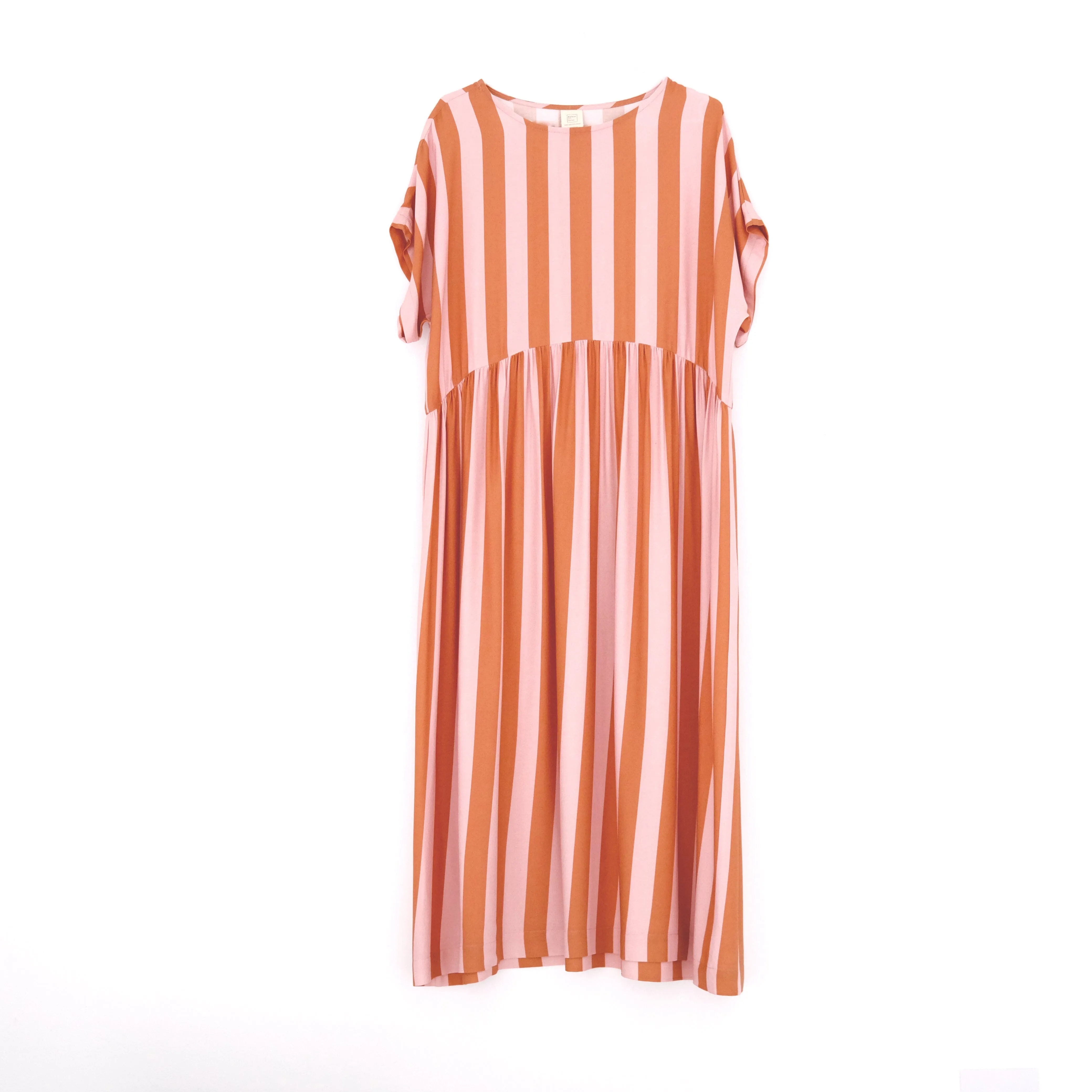 Oversize Kleid "Viskose Stripes"
