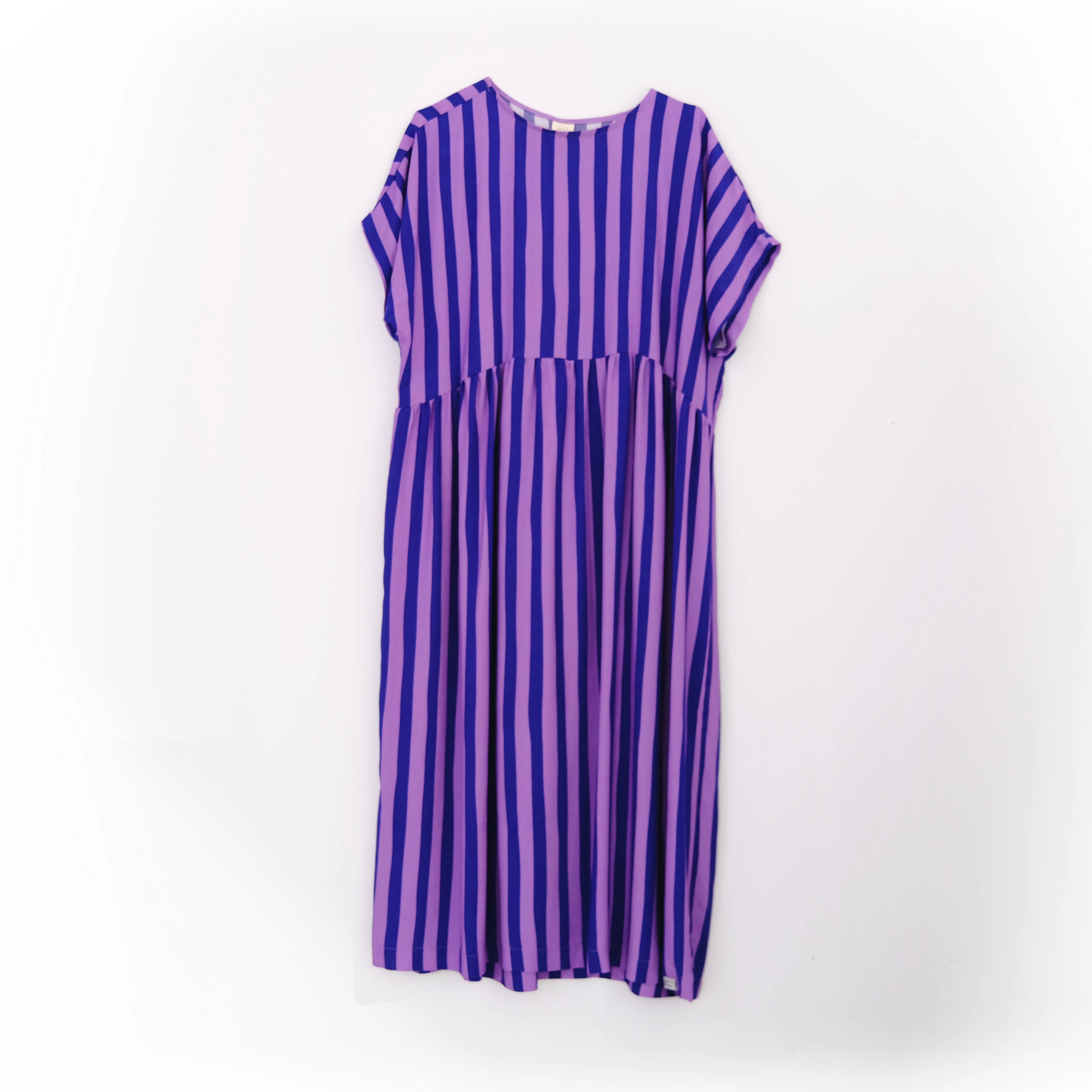 Oversize Kleid "Viskose Stripes"