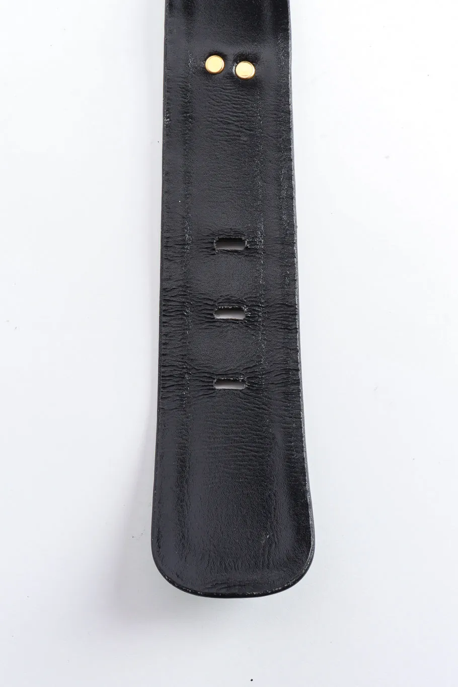 Panther Studded Stripe Belt