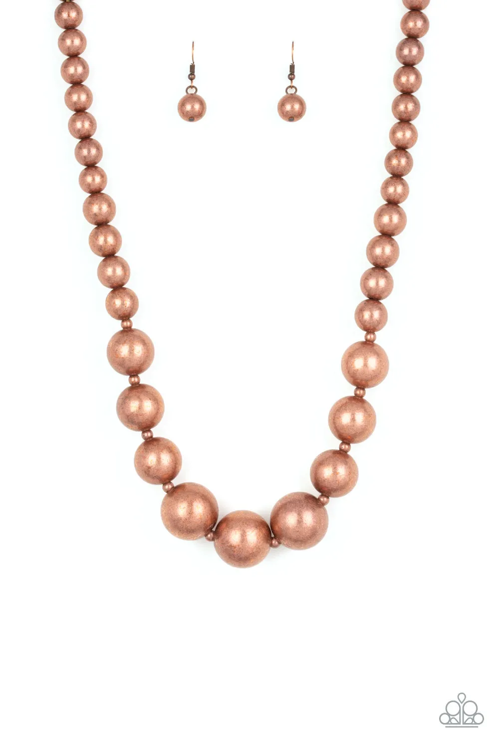 Paparazzi - Living Up To Reputation- Copper Necklace