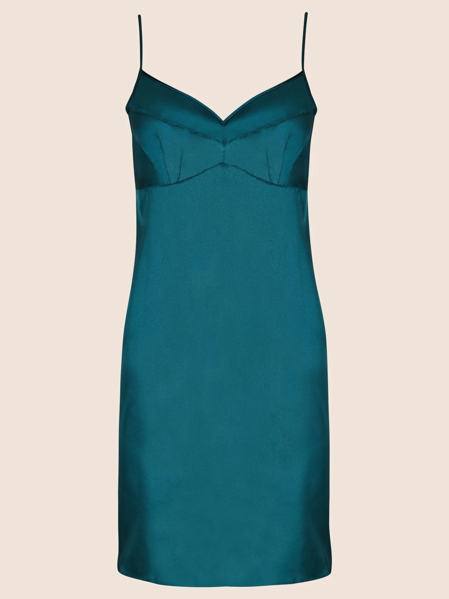 Parasol Rose Grace Silk Midi Night Dress