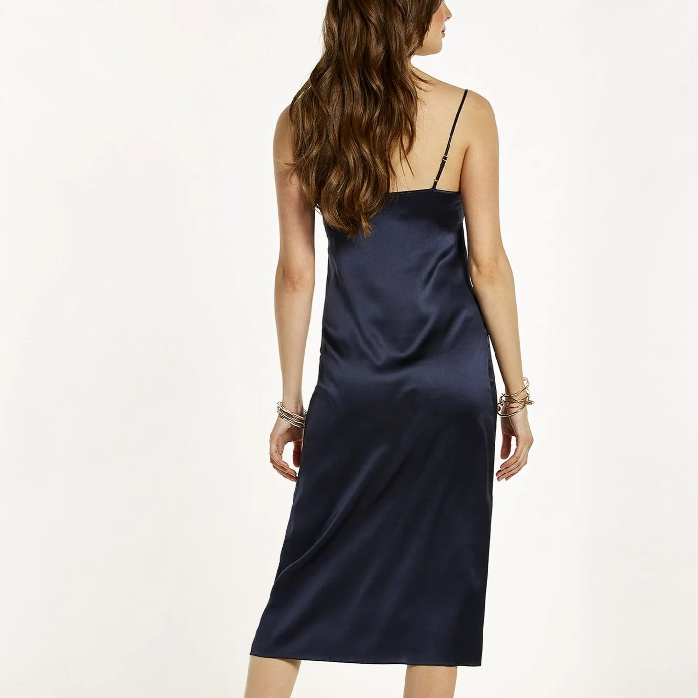 Parasol Rose Grace Silk Midi Night Dress
