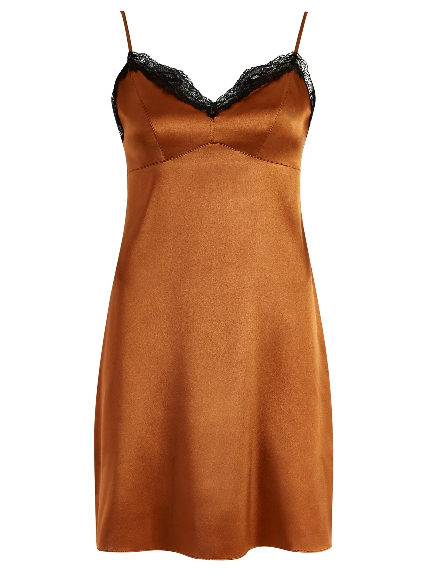 Parasol Rose Sophia Silk Midi Night Dress