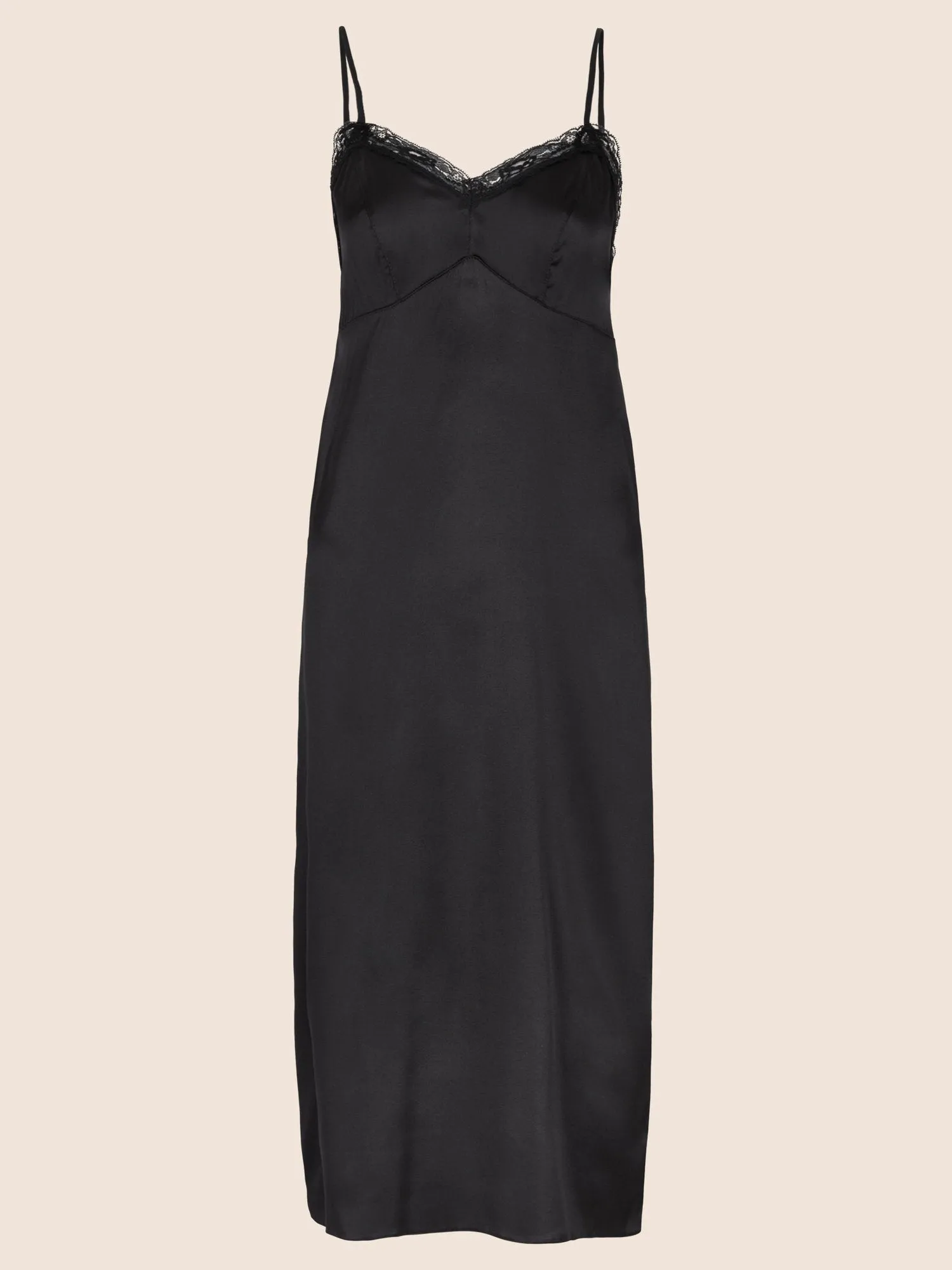 Parasol Rose Sophia Silk Midi Night Dress
